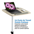 Mount-It! - Chariot roulant pour ordinateur portable à hauteur réglable-6
