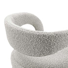 Modway - Pinnacle Boucle Tapis Tabouret de comptoir - Taupe Silver - Ensemble de 2-9