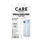 PanzerGlass - CARE Clear Urban Explorer MagSafe iPhone 17 Air - Anneau blanc-Protection de caméra renforcée. Compatible MagSafe