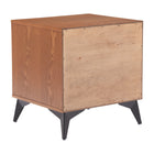 Zuo - Zarif Table de chevet - Noir/Noyer-7