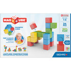 Geomag - Magicubes polychromes essayez-moi recyclé - Ensemble de 24-S'amuser à apprendre les stim avec des aimants pour tout-petits: Les jouets magnétiques Geomag ont transformé les blocs d'empilement classiques en quelque chose de « magique po. Ces blocs en plastique 100% recyclés peuvent être fixés de n'importe quel côté, ce qui rend la construction si facile. Blocs magnétiques pour les âges 1 à 5.