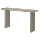 Hudson&Canal - Console Soren 55" de largeur par - Blanc aulne-Le plateau de table a une capacité de poids de 50 lb
