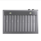 KUCHT KRH360-SS 36 po Hotte sous armoire - avec commandes numériques - 900 CFM - Acier inoxydable-8 in. round ducts vent for better ventilation performance and efficiency