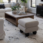 Zuo - Davao Pouf - Gris-Dimensions: 17,3 po L x 19,7 po L x 18,1 po H