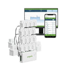 Emporia - Vue 3 Moniteur d'énergie domestique triphasé intelligent avec 16 capteurs de niveau de circuit 50A-S Installe dans la plupart des panneaux électriques résidentiels avec capteurs à pince pour intégration simple aux systèmes électriques domestiques, les panneaux offrant seulement accès aux barres omnibus peuvent ne pas être compatibles et le panneau électrique doit être inspecté avant installation