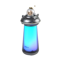 Hey Mix Friends - TEMPO-Y Vaisseau spatial Bluetooth Haut-parleur RGB - Atmosphère Grise-Alimentation par adaptateur haute tension : Fonctionne avec un adaptateur secteur 12 V / 2 A dédié pour une performance et une luminosité stables