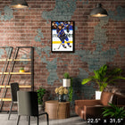 Robert Thomas St. Louis Blues - Toile encadree - 22" x 31"-Sous licence officielle de la LNH et de l'AJLNH