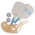 Gry Mattr - Ensemble de pickleball - 2 raquettes et 2 balles-Comprend un sac en filet de coton réutilisable pour un rangement et un transport pratiques