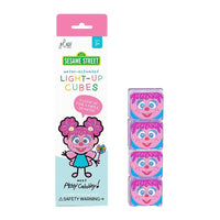 Glo Pals - Cubes lumineux sous licence - Abby Cadabby-Chaque pack comprend 4 cubes lumineux réutilisables