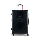 Reebok - Valise à roulettes pivotantes à coque rigide 30 po Hoop - Noir-Poignée télescopique ergonomique pour confort et durabilité, avec hauteurs réglables sur plusieurs niveaux et poignées supérieures et latérales renforcées