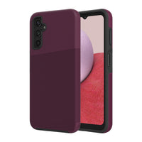 AXS - PROTech Plus etui mince anti-choc avec double couches pour Samsung Galaxy A14 5G - Sangria-Resistant aux chutes jusqu'a 10 pieds