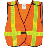 Gilet de signaleur, jaune, SEF095, 12/paquet-Jaune