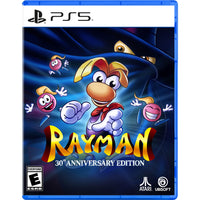 Rayman : Édition 30e anniversaire pour PlayStation 5-Cinq versions du classic : plusieurs versions du jeu original, incluant ms-dos (pc), playstation, atari jaguar, game boy color et game boy advance