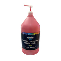 ArtWorks - Gouache lavable avec pompe - 3.78 L, rouge-Chaque gallon comprend une pompe ! Il n'est pas nécessaire de l'acheter séparément