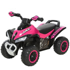 Aosom - jouet à roues sans moteur 4 roues pour enfants - rose-Conception pied au sol, idéale comme jouet à glisser 