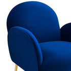 Modway - Transcend Performance Velvet Fauteuil - Marine-Capacité de poids de la chaise : 331 lb
