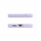 Avana - Coque Velvet Compatible MagSafe Galaxy S25 - Lavande-Doublure en microfibre