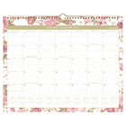 AT-A-GLANCE - Calendrier mural floral Badge 2027 - 12 po H x 15 po l - bilingue-Format des pages : 11 7/8 po H x 14 7/8 po l