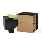 Ecotone - 80C1SK0 Lexmark  Remanufacturés Toner Cartridge - Rendement standard - Noir-Fabricant: Nu-Tone Brand