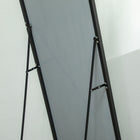 HOMCOM - Miroir pleine longueur sur pied ou mural - 19,7 po l x 63,6 po H - noir-Couleur : Noir 