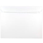 JAM Paper - Enveloppes à ouverture au sommet avec rabat autoadhésif, format livret de 9 x 12 po, blanc, 250/paquet (356828785H)-Couleur : Blanc