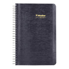 Blueline - 2027 Agenda quotidien avec reliure spirale et couverture souple à texture imitation lézard – 8 po x 5 po – Couleurs assorties – Bilingue-Espace pour notes sur chaque page avec sommaire des dépenses à la fin de chaque mois