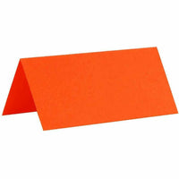 JAM Paper - Marque-places imprimables 3 3/4 po x 1-3/4 po - Marque-places orange, paquet de 12-Couleur : Brite Hue Orange / Complétez n'importe quel thème de fête et signalez un événement spécial avec des marque-places colorés.