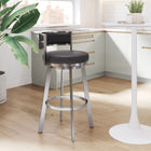 Zuo - Gimsby Tabouret de bar pivotant - Noir-Assemblage requis