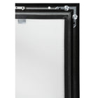SECO - Étui de cadre d'affichage intérieur/extérieur verrouillable - 11 po l x 14 po H - Noir-Inclut le matériel de montage (vis et chevilles) ainsi que 2 clés