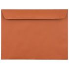 JAM Paper - Enveloppes texturées format livret pour invitations, 9 x 12 po, orange foncé, 100 par paquet-Orange foncé