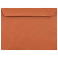 JAM Paper - Enveloppes texturées format livret pour invitations, 9 x 12 po, orange foncé, 100 par paquet-Orange foncé