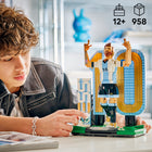 LEGO - Editions Sports La légende du soccer - Lionel Messi-Créez le personnage de Messi dans sa pose de victoire ou driblant un ballon sur un terrain