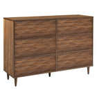 Modway - Vespera 6 tiroirs Commode, Noyer-Commode à six tiroirs