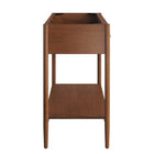 Modway - Zaire 48" compatible avec un seul évier Armoire de toilette de salle de bain (lavabo non inclus) - Noyer-Jambes effilées