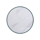 Manhattan Comfort - Ensemble de 2 tables : table basse Anderson moderne 71,5 cm et table d’appoint 40 cm - Vert-Le plateau de la table basse mesure 28,15 pouces de diamètre Le plateau de la table d’appoint 1,0 mesure 15,75 pouces de diamètre