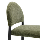 Modway - Hayley Tissu rembourré Tabouret de comptoir - Feuille Noire-8