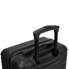 Swiss Mobility - Valise de cabine rigide 21,50 po de la collection YVR - Noir-Intérieur doublé avec panneau de séparation, poches pratiques et sangles de serrage pour garder le contenu organisé et en place