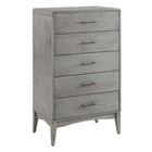 Modway - Georgia Bois Poitrine, Gris-Commode moderne de ferme