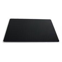 Verre Trempé Vistex Glacier 30 X 40 po Tableau blanc, noir de jais-Le tableau magnétique à effacement sec double usage en verre trempé avec une surface d'écriture durable ne tache pas et ne laisse aucune trace dans des conditions normales d'utilisation. Aimant de forte puissance requis.