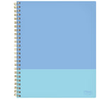 Mead - Agenda scolaire hebdomadaire/mensuel 2026-2027 - 11 po H x 9 po l - Deux tons de bleu - bilingue-15 mois : juillet 2026 à septembre 2027 + 3 pages mensuelles de octobre, novembre et décembre