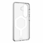 UAG - Étui Plyo transparent avec aimants pour Samsung Galaxy S26, Ice/Silver-Construction composite ultralégère