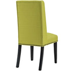 Modway - Baron Tissu Chaise à manger Ensemble de 2 - Herbe de blé-Pieds en caoutchouc massif