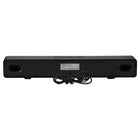Edifier - Barre de son multimédia QS30 alimentée par USB, avec Bluetooth, basses améliorées, microphone intégré et effets d’éclairage dynamiques – Noir-Le contrôle de la lecture est simple grâce aux boutons situés sur le dessus