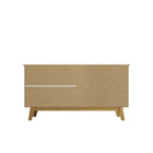 Manhattan Comfort - Buffet moderne mi-siècle Yonkers 160 cm (62,99 po) - Brun rustique-Garantie limitée du fabricant de 30 jours