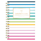 AT-A-GLANCE - Agenda hebdomadaire/mensuel Emily Ley Simplified 2026 - 8 1/2 po H x 5 3/8 po l - bande joyeuse - bilingue-12 mois avec onglet : janvier à décembre 2027