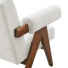 Modway - Lyra Tissu Boucle Fauteuil - Ivoire-8