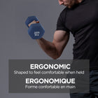 PurAthletics - Haltère - 20 lb-Recouvert de vinyle durable