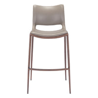 Zuo - Ace Tabouret de bar - Brun/Noyer - Ensemble de 2-Rembourrage moelleux et confortable
