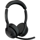 Jabra - Casque sans fil stéréo USB-A Evolve2 55 Link380a avec support - Teams-Jusqu’à 18 heures d’autonomie de batterie