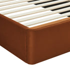 Modway - Solana Arqué Performance Velvet Lit plateforme Queen, Rouille-Capacité de poids : 800 lb.
